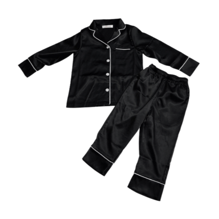 Zuri - Toddler & Kids Satin PJ Set