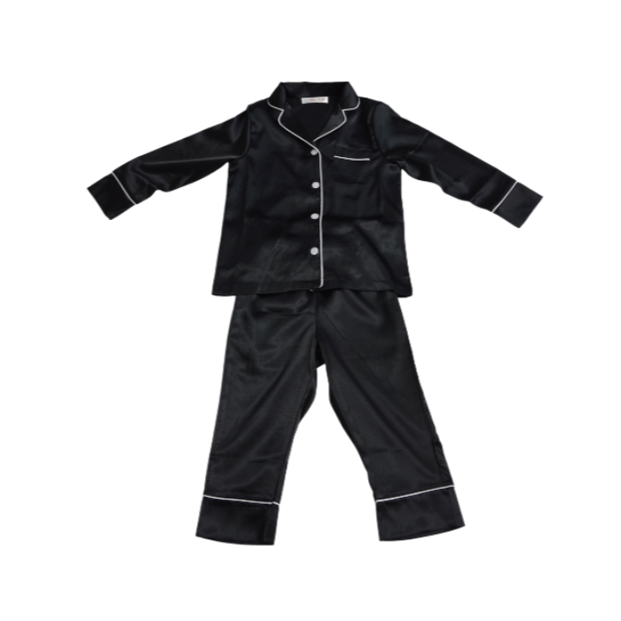 Zuri - Toddler & Kids Satin PJ Set